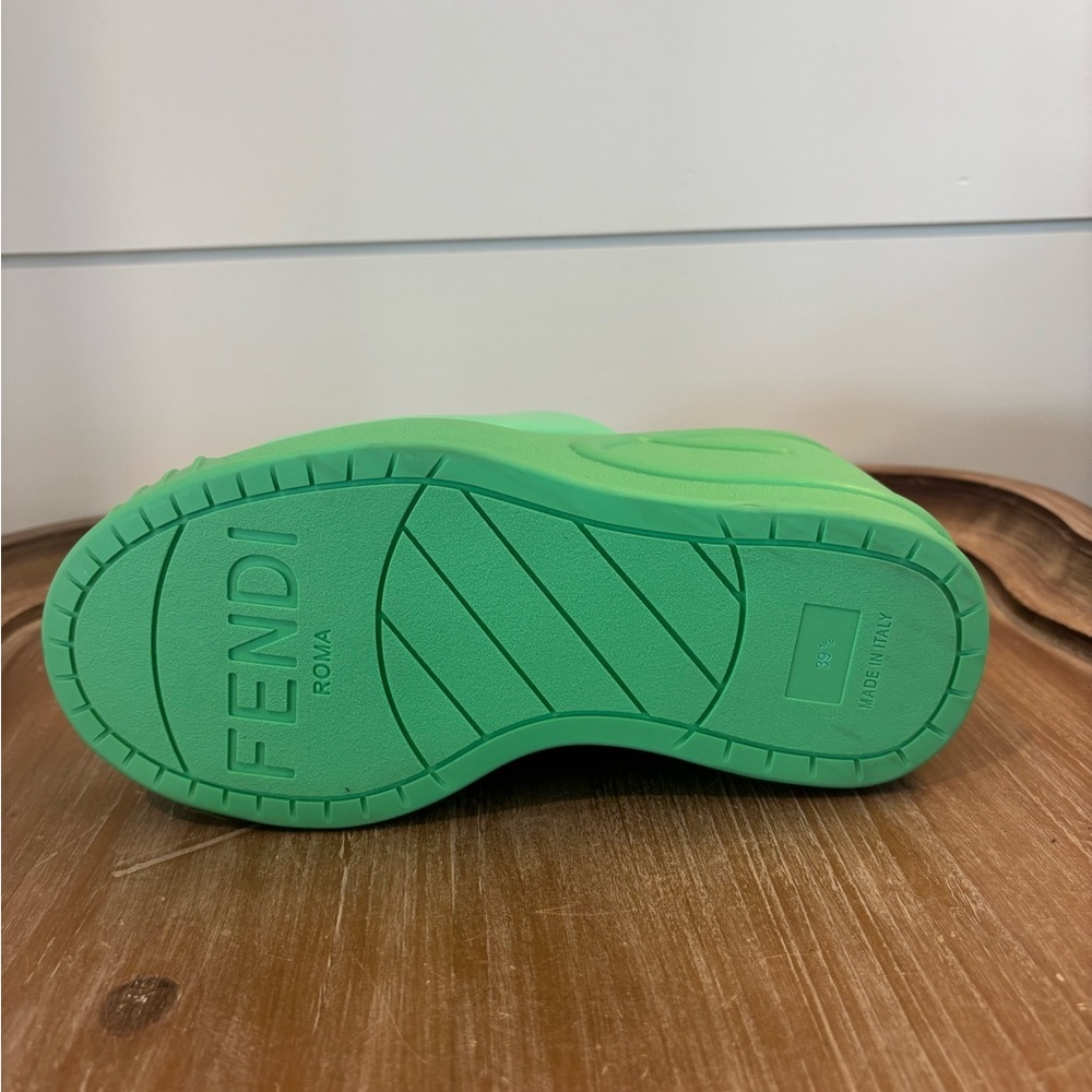 FENDI Nappa Fashion Show Platform 140mm Slide Sandals 39.5 - Picture 14 of 15